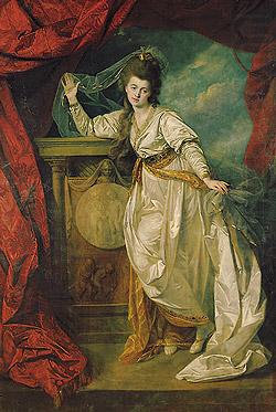 Johann Zoffany Portrait of female oil painting picture